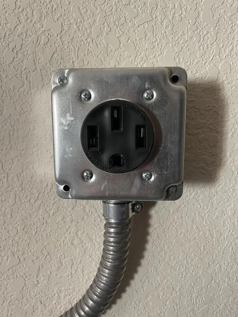 NEMA 14-50 outlet installed for Electrical Panel Upgrade in Marysville